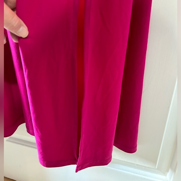 Susan Graver Sleeveless Pink Maxi Dress with Crochet Bodice Detail - Picture 5 of 8